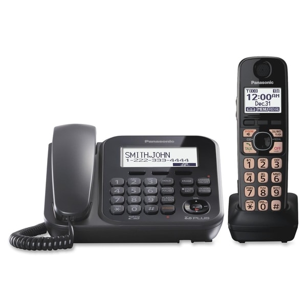 Panasonic KX-TG4771B DECT 6.0 1.90 GHz Cordless Phone - Black