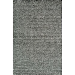 Find Cheap Price Hand-Loomed Loft Gabbeh Solid Grey Wool Rug (9'6 x 13'6)