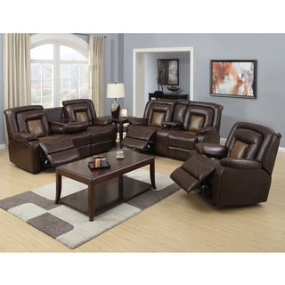 Capson Brown Reclining Sofa Set Capson Brown Reclining Sofa Set