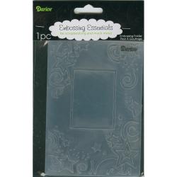 Darice 'Star Border Frame' Embossing Folder-Image