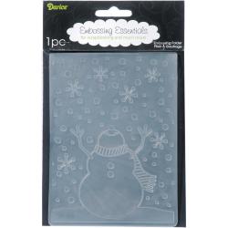 Darice 'Snowman' Plastic Embossing Folder-Image