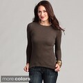 Cullen Women's Cashmere Hi-low Crew Neck Sweater