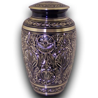 Star Legacy 'Majestic Radiance' Large Adult Brass Urn with Velvet Box