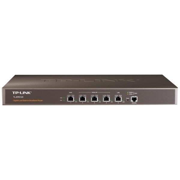 TP-LINK TL-ER5120 5-port Gigabit Multi-WAN Load Balance Router, 1 LAN