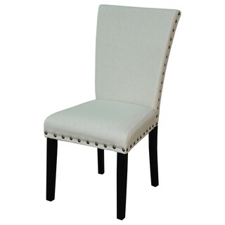 Adorno Upholstered Linen Dining Chairs (Set of 2)