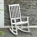 Anton Eucalyptus White Porch Rocker