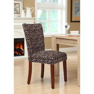 Leopard Parsons Chairs (Set of 2)