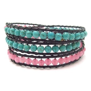 ChicTriple Wrap Leather Bracelet (Thailand)