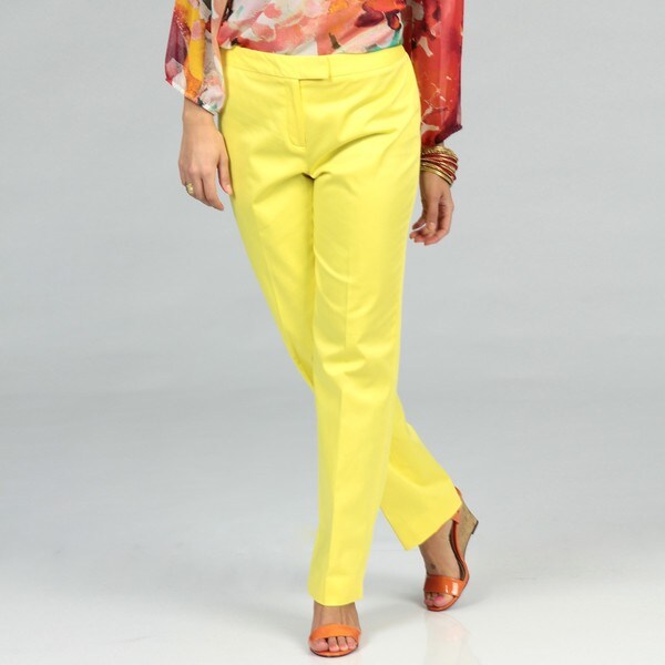 yellow pants women