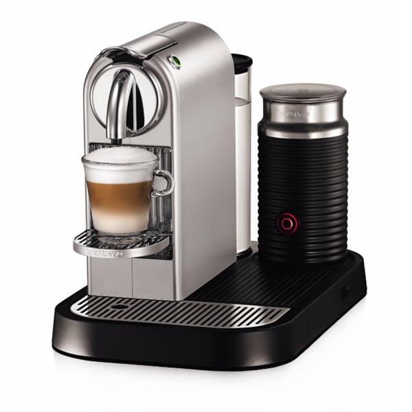 Nespresso Silver CitiZ & Milk Espresso Machine (Refurbished) 14141153 Shopping