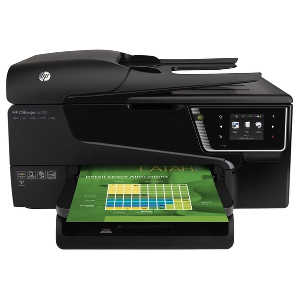 HP Officejet 6600 H711A Inkjet Multifunction Printer - Color - Photo