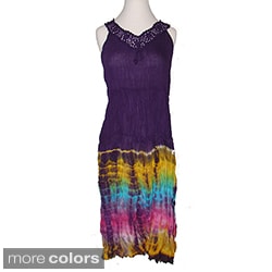 Tie-dye Crochet Dress (Nepal)-Image