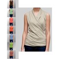 A to Z Women's Sleeveless Turkish Cotton Wrap Top