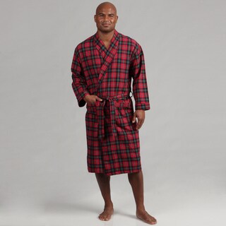 Majestic Men's Flannel Shawl Robe