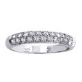 Beverly Hills Charm 10k White Gold 1/2ct TDW Diamond Pave Band