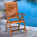 Christopher Knight Home Winslow Deluxe Eucalyptus Wood Outdoor Chair