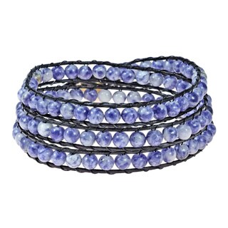 Treasure Triple Wrap Leather Bracelet (Thailand)