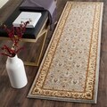 Lyndhurst Floral Motif Greyish Blue/ Ivory Rug (2'3 x 20')