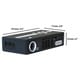 AAXA Technologies P4X Pico Pocket Projector 125 Lumens, 90min Battery