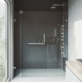 Vigo 60-inch Frameless Shower Door