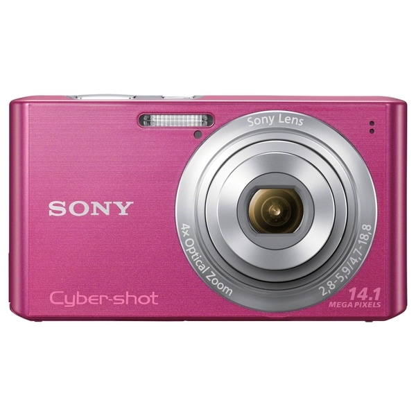 Sony Cyber-shot DSC-W610 14.1 Megapixel Compact Camera - Pink