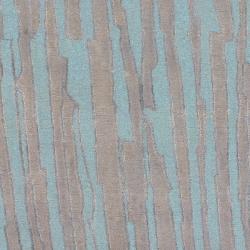 Candice Olson Hand-knotted Silver Asymmetri Abstract Plush Wool Rug (9' x 13')