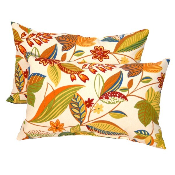 19x12inch Rectangular Outdoor Esprit Accent Pillows (Set of 2