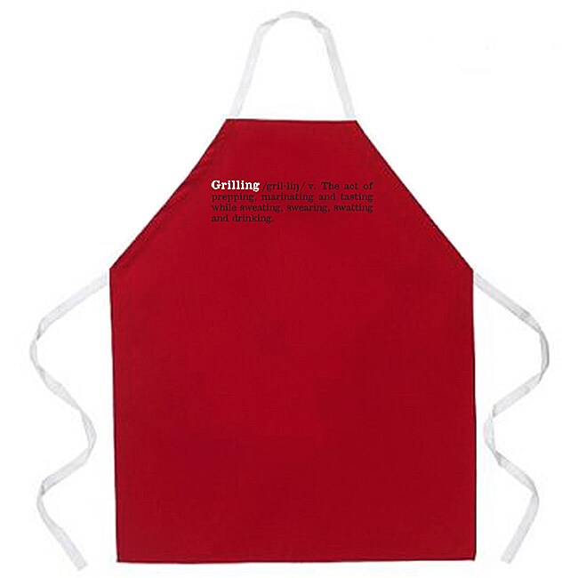 Attiude Aprons 'Grilling Definition' Apron Overstock™ Shopping Big