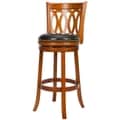 Safavieh Ulster Dark Oak Finish 29-inch Swivel Bar Stool