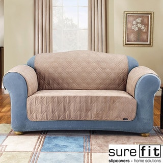 Sure Fit Soft Suede Loveseat Pet Throw-Image