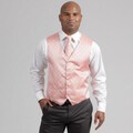 Ferrecci Men's Peach Four-piece Vest