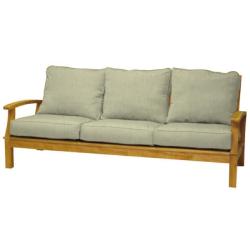 Hot Deal Carmel Natural Teak 3-seater Sofa
