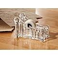 Fifth Avenue Crystal and Clear Glass Tape Dispenser Office Assessory