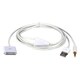 QVS Hi-fi Stereo Audio & USB Charger Cable for iPod, iPhone & iPad/2/