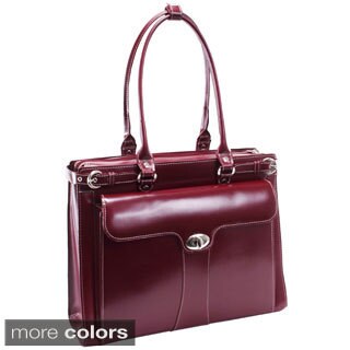 McKlein Women's Quincy Leather 15.4-inch Laptop Tote