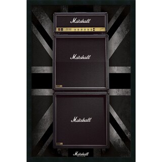 'Marshall (Stack)' Gel-Textured Art Print