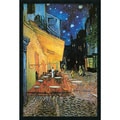 Vincent Van Gogh 'Cafe Terrace At Night (Detail)' Gel-Textured Art Print