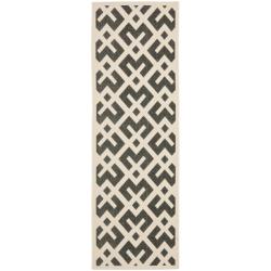 Price Aquify Safavieh Poolside Black/ Bone Indoor Outdoor Rug (2'4 x 6'7)