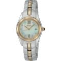 Seiko Women's 'Dress' Two-tone Steel Quartz Diamond Watch