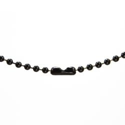 Men's Tungsten Carbide Polished Black-plated Faceted Design Cross Necklace