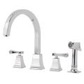 Fontaine Patiglia Chrome Kitchen Faucet with Side Spray
