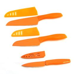 Silvermark Orange 6-piece Santoku and Parer Knife Set 