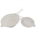 Silvermark White 2-piece Collapsible Silicone Colander Set