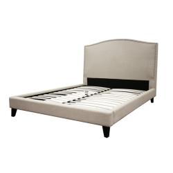 Aisling Cream Fabric King Platform Bed