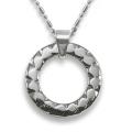 Tungsten Carbide Faceted Disc Necklace