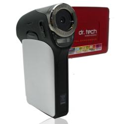 HDDV2000 Red Video Camera with 8GB MicroSD Card
