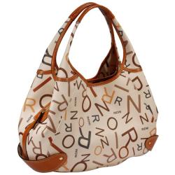 Rioni Medley Cream Canvas Hobo Bag