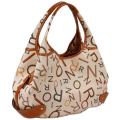 Rioni Medley Cream Canvas Hobo Bag