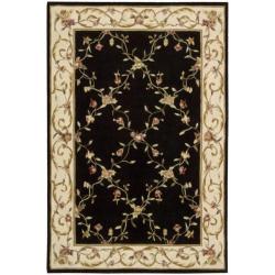 Hand-tufted Metropolitan Black Rug (5' x 7'6)