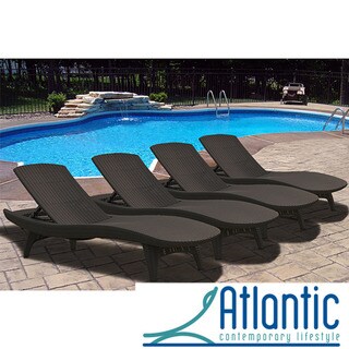Mykonos Brown Loungers (Set of 4)